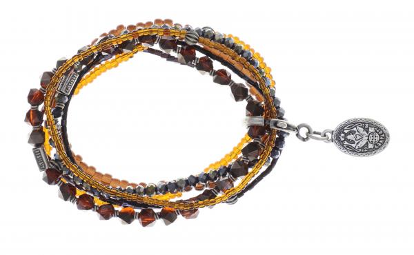 Petit Glamour d'Afrique brown - Bracelet Konplott